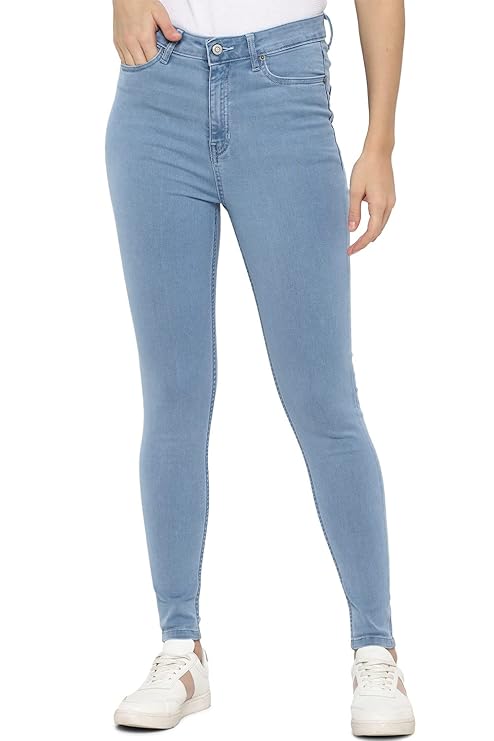 Allen Solly Women's Skinny Fit Mid Rise Jeans